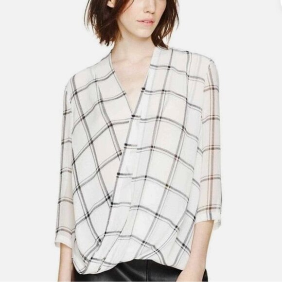 Aritzia Babaton Beau 100% Silk Blouse in Deep Purple, Size XS - Picture 4 of 4